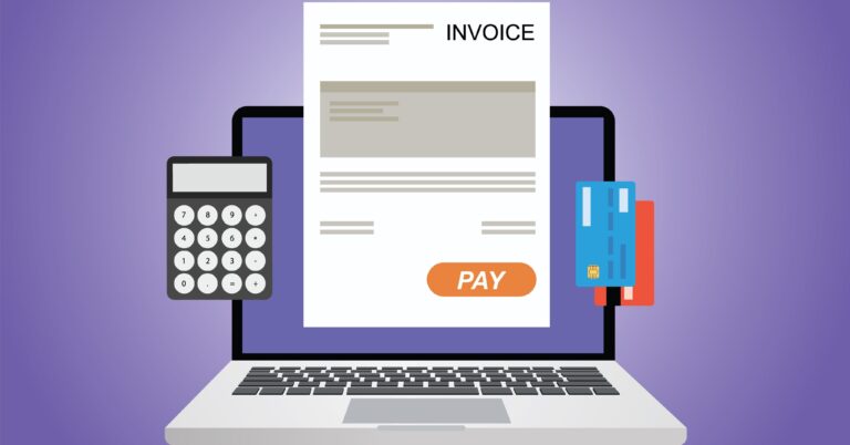 virtual invoice illustration