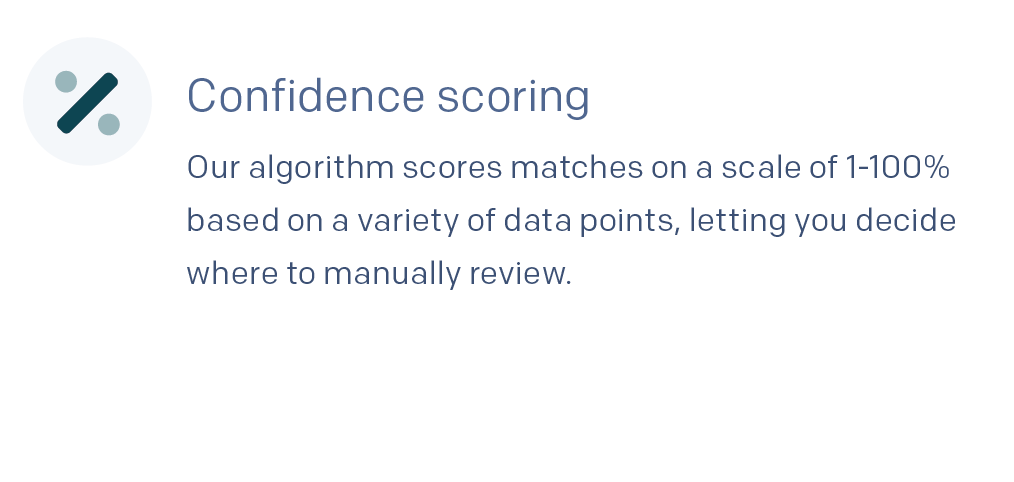 confidence scoring